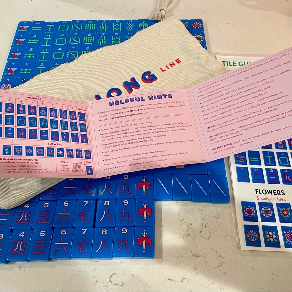 🀄️💙 The Mahjong Line | The Minimal Line : Blue-Eyed Jack Mahjong Tiles 💙🀄️ - Picture 11 of 11